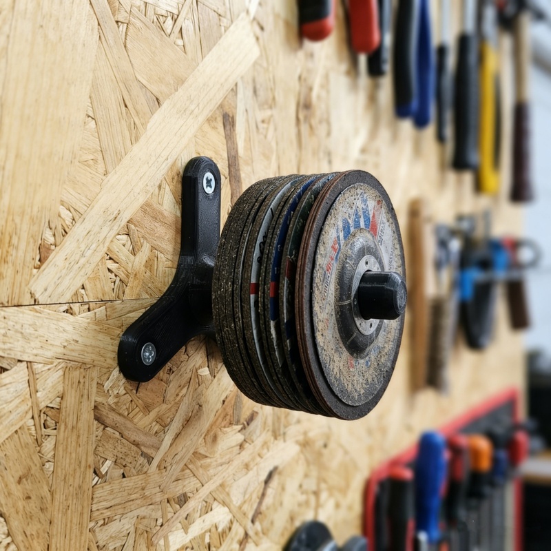 Workshop Tools Storage - 1Pcs Wall Mount Grinder Holder for