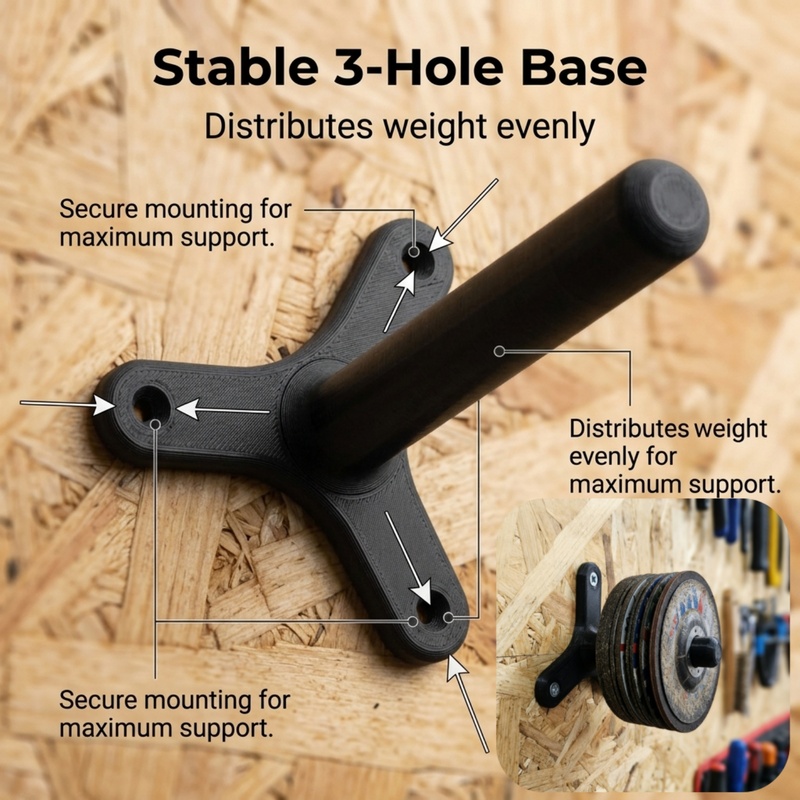 1Pcs Wall Mount Grinder Holder - Workshop Tools Storage ulasan dan harga