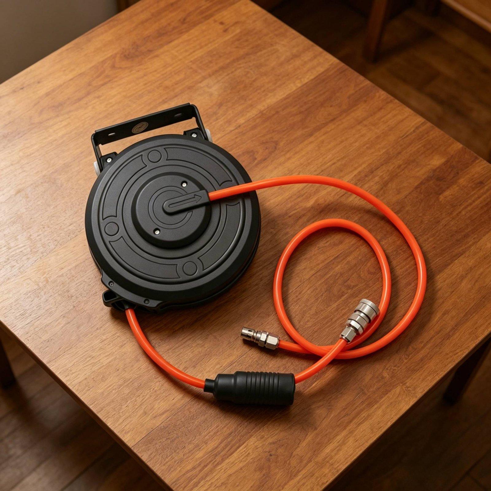 Retractable Pneumatic Air Hose - Workshop Tools Storage ulasan dan harga