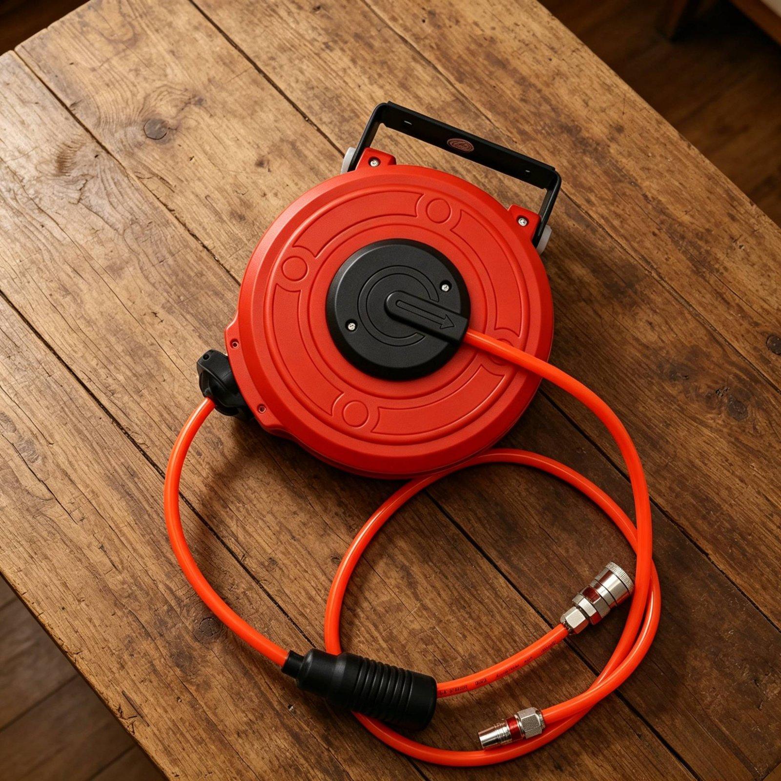 Retractable Pneumatic Air Hose - Workshop Tools Storage ulasan dan harga