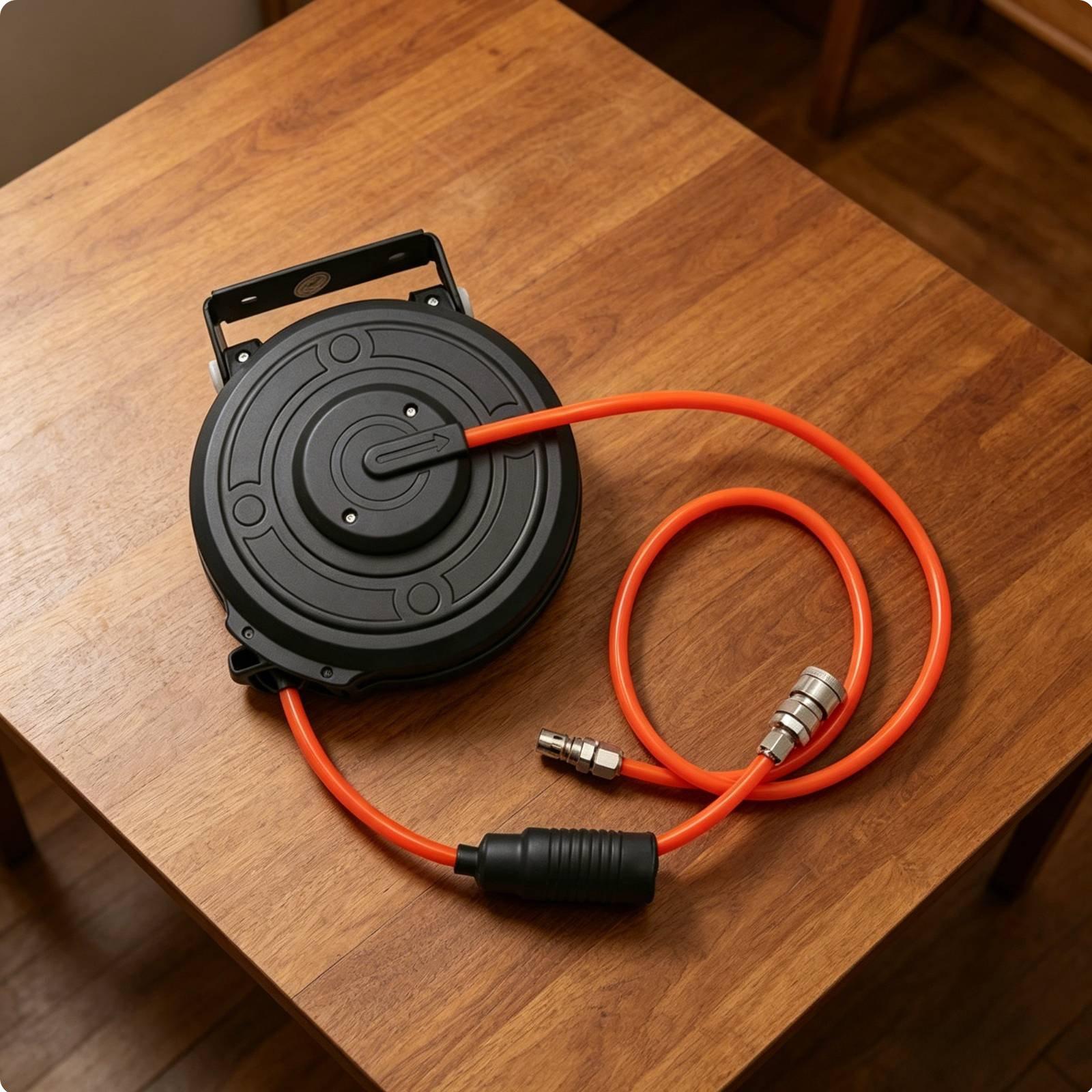 Retractable Pneumatic Air Hose - Workshop Tools Storage ulasan dan harga