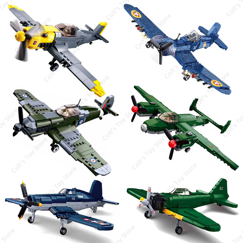 Sluban Military WW2 Planes Sov - Hand Plane Block ulasan dan harga