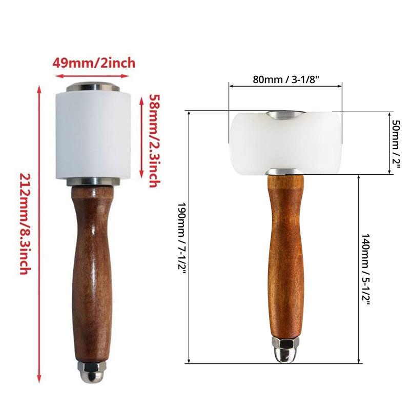 1PC Leather Carving Hammer Lea - Mallet Wood Carving ulasan dan harga