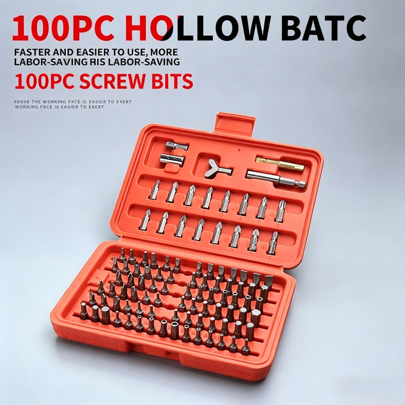 100PCS Screwdriver Bit Set, Ho - Workshop Tools Uses ulasan dan harga