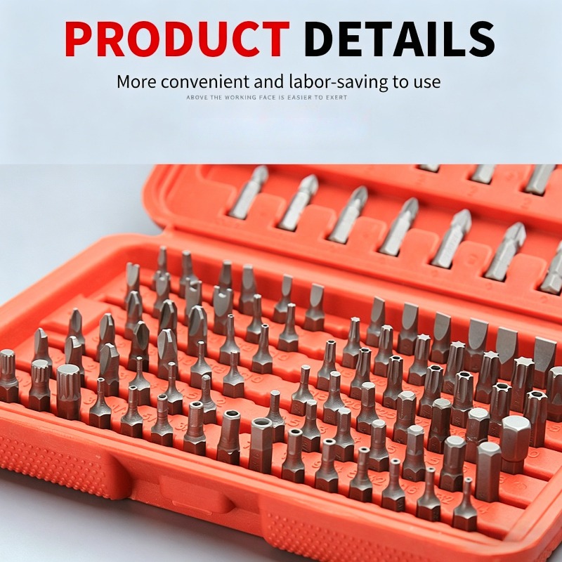 100PCS Screwdriver Bit Set, Ho - Workshop Tools Uses ulasan dan harga