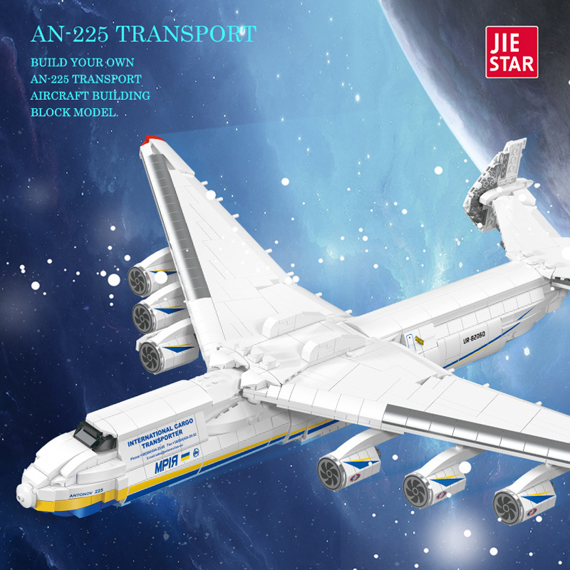IN STOCK JJ9093 MOC An-225 Tra - Hand Plane Block ulasan dan harga