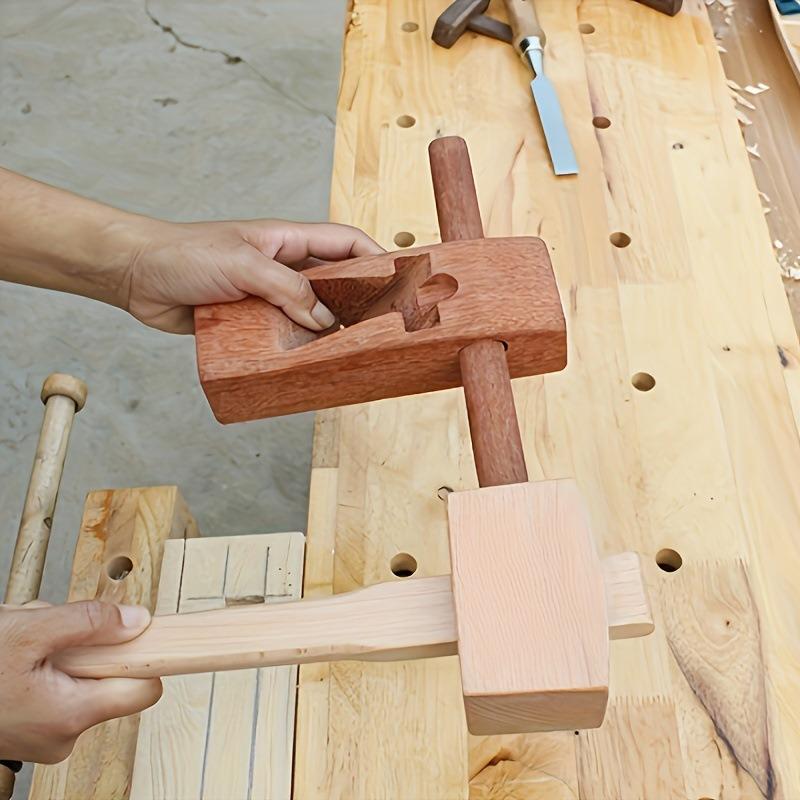 1Pc DIY Leather Beech Solid Wo - Mallet Wood Carving ulasan dan harga