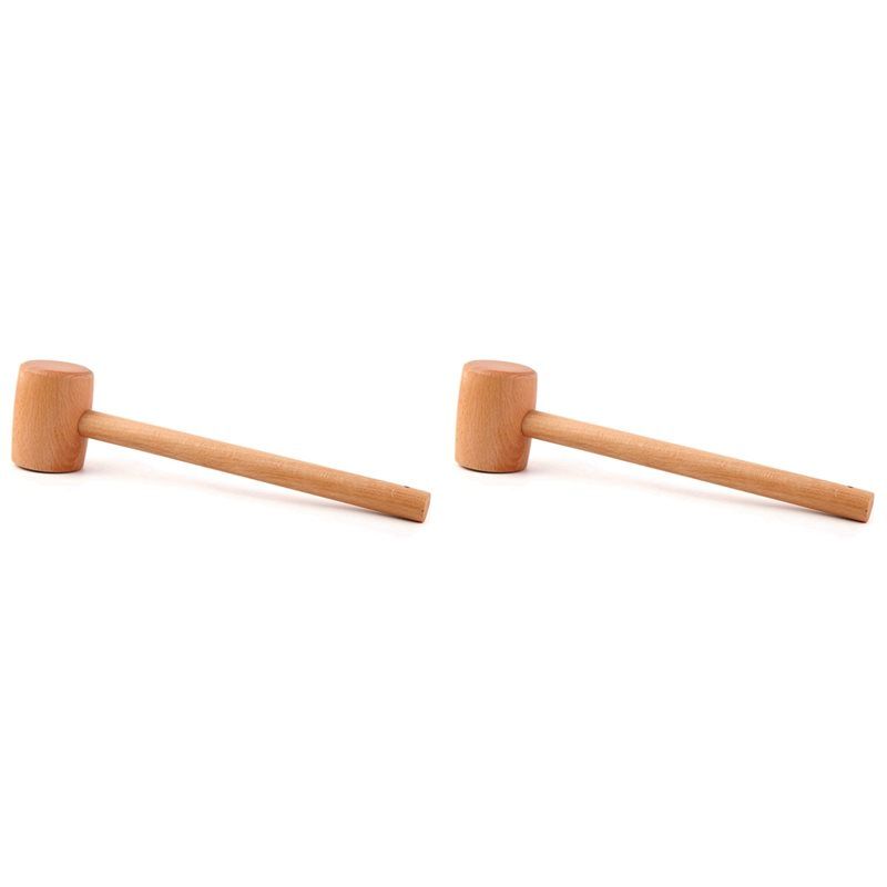 AT05-2X Beech Wood Leather Car - Mallet Wood Carving ulasan dan harga