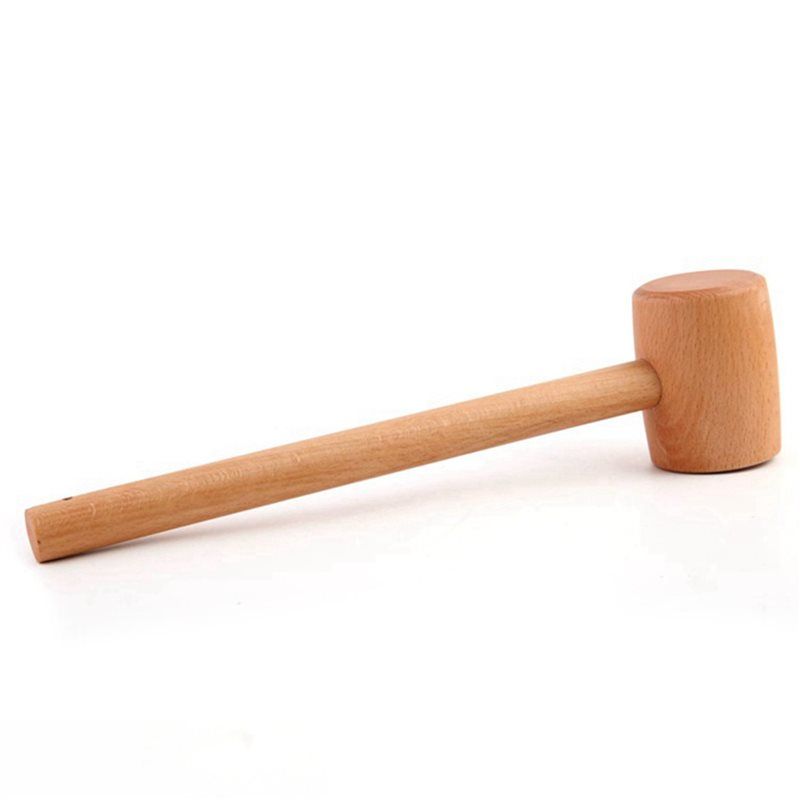 AT05-2X Beech Wood Leather Car - Mallet Wood Carving ulasan dan harga