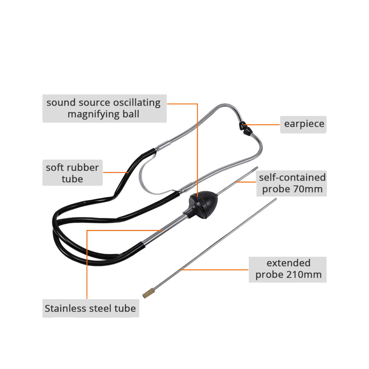 Automotive Stethoscope Mechani - Mechanical Workshop Tools And Equipment ulasan dan harga